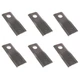 (6) 56451300 RH Disc Mower Blades Fits Kuhn GMD500S GMD55S GMD600HD GMD66HD