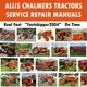 Allis Chalmers Tractor B C CA G RC WC WF WD WD45 WF WD45D Shop Service Manual CD