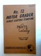 Vintage 1959 PARTS CATALOG for No. 12 Motor Grader form 32741 Caterpillar Manual