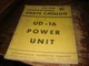 INTERNATIONAL UD-16 POWER UNIT PARTS CAT. MANUAL PU-21B (DT)