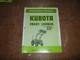 Kubota BF400G BF400G-C Front Loader Owner Operator Maintenance Manual User Guide