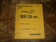 Komatsu WA120-3MC Avance Plus Wheel Loader Owner Operator Maintenance Manual