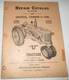 Minneapolis Moline U Tractor Repair Parts Catalog Manual Book ORIGINAL! R-1056E