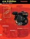 Genuine Kawasaki Dealer Sales Brochure/Product Spec Sheet FE120D Engine