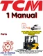 TCM FG20W6H FORKLIFT PARTS MANUAL PDF ON USB