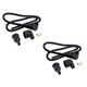 (2) New IGNITION COIL SPARK PLUG WIRES fit Kohler K582 K660 K662 4-23 HP Engines