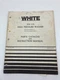 White WM 518 High Pressure Washer Parts Catalog and Instruction Manual 1978