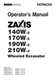 HITACHI ZAXIS ZX 140W-3 170W-3 190W-3 210W-3 EXCAVATOR OPERATORS MANUAL #1