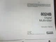 Fluke 8024B Digital Multimeter Instruction Manual 616052 Rev 1