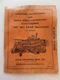 Vintage Allis- Chalmers 60 All Crop Harvester A Series Manual