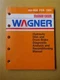 WAGNER MANUAL AU 1600 1984 HYDRAULIC DISC DRUM BRAKE DIAGNOSTIC RECONDITIONING