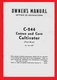 International IH Farmall C Super C C-244 2 Row Corn & Cotton Cultivator Manual