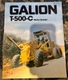 Galion T-500-C Motor Grader Brochure AMIL25