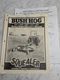 BUSH HOG SQ42 SQ48 SQ60 SQ72 SQ84 Rotary Cutter Operators Owners Manual Book