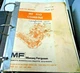 Factory Massey Ferguson MF 410 Combine Parts Book Catalog Big Binder Manual