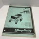 Simplicity Owners Manual model 4108 & 4111 Lawnmower tractor vintage 1978