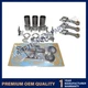 Overhaul Rebuild Kit+3pcs Connecting Rod for Yanmar 3GMD Engine