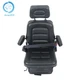 Suspension Tractor & Forklift Seat Armrest Safety Belt Black Adjustable Backrest