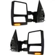 Tow Mirror Set For 2009 2014 Ford F150 Left & Right Side Power Heat Signal Light