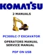 Komatsu PC300LC-7 Hydraulic Excavator Owners Service Shop Operators Manual PDF