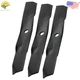 3&times; Blade For 48" John Deere M127673 M145476 LX255 LX266 LX277 LX280 Mower