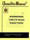 INTERNATIONALT-340 A T340-A Crawler Operators Manual IH