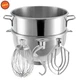 60 Qt Bowl & Attachment SET Dough Hook Wire Whip Flat Beater H600 Hobart Mixer