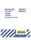 New Holland TK75VA, TK80A, TK80M Crawler Tractor Service Manual Repair Shop Book