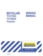 New Holland TC31DA, TC35DA Tractor Service Manual Repair Shop Book