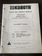 Kubota L5510 Trencher L245DT Tractor Parts Owner Manual Book Catalog Maintenance
