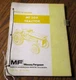 Massey Ferguson MF 50A Tractor Parts Catalog Manual Book Original December 1982