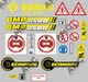 Bomag BMP 8500 Decals  / Stickers  Full Set Good Quality Printing And Vinyl