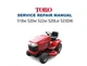 Toro 518xi 520xi 522xi 520Lxi 523DXi Tractor Service Repair Manual | USB & Link