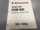 Kawasaki FA210D illustrated parts list,Engine Parts Manual #99910-2039