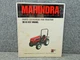 OEM Factory Genuine Mahindra 3510 HST Tractor Parts Catalog Book Manual