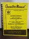 International TD15 15D-2 15D-1 15G-3 G-2 15D-3 Bulldozer operator parts manual