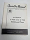 INTERNATIONAL HARVESTER IH OPERATOR'S MANUAL MCCORMICK U F20 F30 MOLDBOARD PLOW