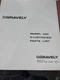GRAVELY MODEL 450 TRACTOR, 17315P1, NOS PARTS LIST, SEE THE PHOTOS.