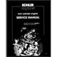 Kohler Engines Model KT17 Service Repair Manual 74 pages 4 Cycle 17hp Twin