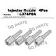 L074PBA 4Pcs Diesel Fuel Injector Nozzle for Daewoo Doosan Forklift D20S-3 DB33A