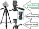60" Super Duty Tripod With Case For Fujifilm Finepix HS25EXR HS28EXR