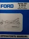 Ford 951 951A 48 60 72 3-Point Rotary Mower Owner, Parts &Service Manual Tractor