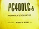 KOMATSU  PC400LC-5 A70501-UP  EXCAVATOR PARTS BOOK