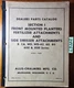 Allis-Chalmers B CA WD WD-45 60 80 600 800 Front Fertilizer Dresser Parts Manual