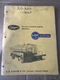 ETNYRE BLACK TOPPER TRUCK Oil Chip Seal Sprayer Parts Manual shop catalog book
