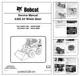 Bobcat A300 All-Wheel Steer Loader Service Manual SN A5GW11001 A5GY11001 PDF