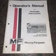 Vtg MASSEY FERGUSON "MF 520 WHEELED TANDEM DISC HARROW" OPERATORS MANUAL