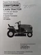 Sears Craftsman LT2000 17.5 h.p 42" 6-speed Lawn Tractor 917.288030 Parts Manual