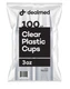 Dealmed Disposable Plastic Cups (Pack of 100, 3 oz.)