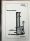 NEW Crown ST 3000 Series Service Manual Priority shipping